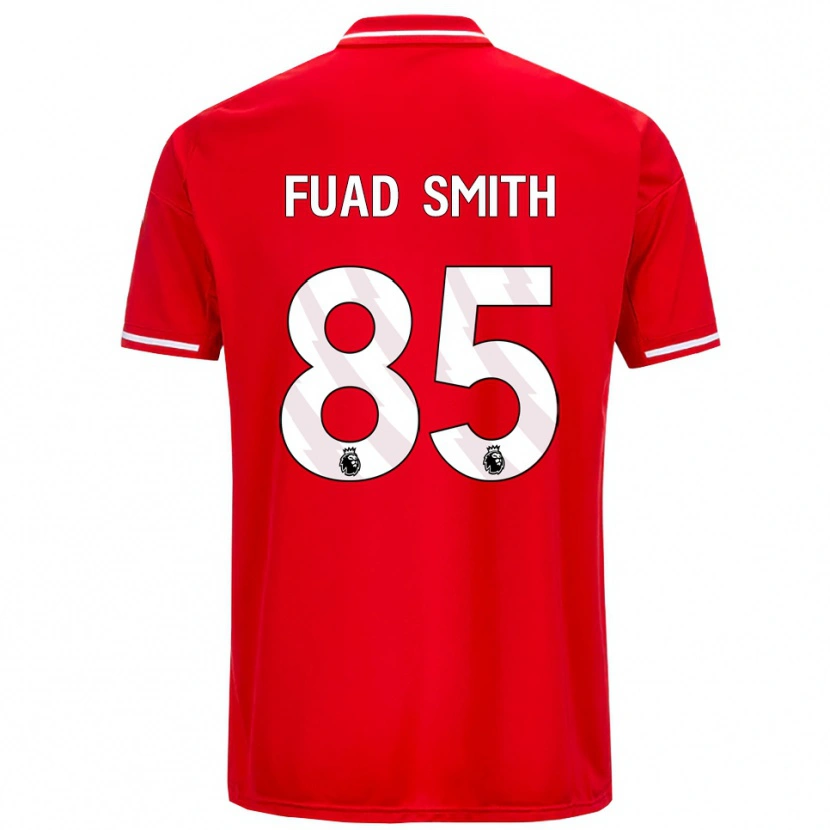 Danxen Barn Fuad Smith #85 Röd Vit Hemmatröja Matchtröjor 2025/26 Tröjor T-Tröja