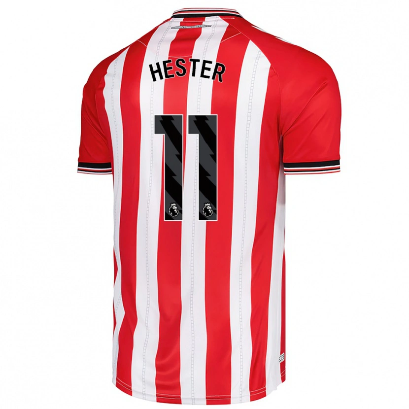 Danxen Barn Bayley Hester #11 Röd Vit Hemmatröja Matchtröjor 2025/26 Tröjor T-Tröja