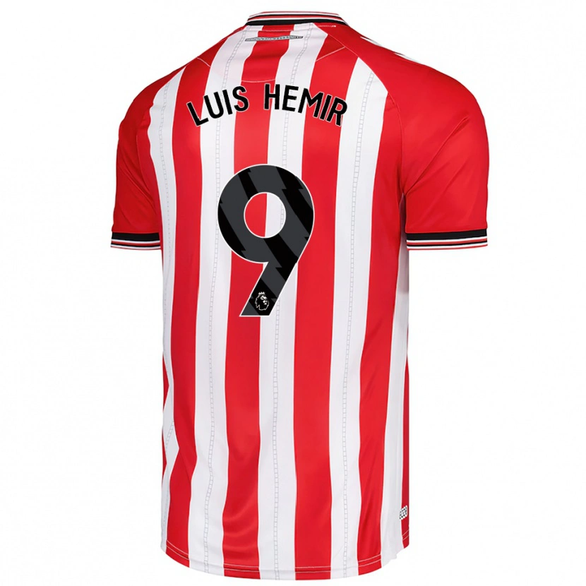 Danxen Barn Luís Semedo #9 Röd Vit Hemmatröja Matchtröjor 2025/26 Tröjor T-Tröja