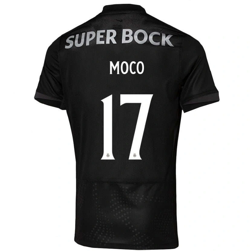 Danxen Barn Afonso Moço #17 Svart Vit Bortatröja Matchtröjor 2025/26 Tröjor T-Tröja