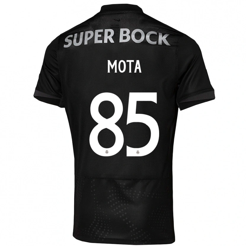 Danxen Barn Rafael Mota #85 Svart Vit Bortatröja Matchtröjor 2025/26 Tröjor T-Tröja