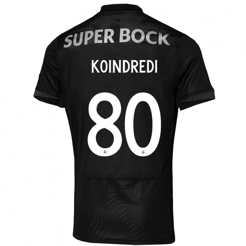 Danxen Barn Koba Koindredi #80 Svart Vit Bortatröja Matchtröjor 2025/26 Tröjor T-Tröja