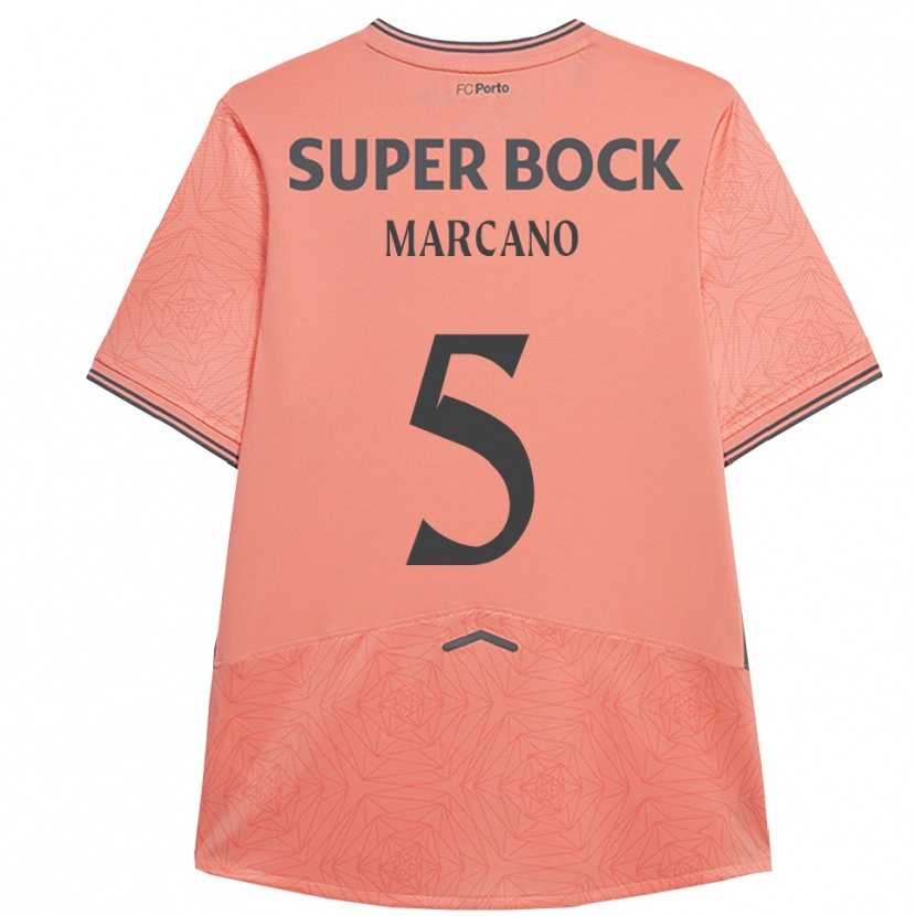 Danxen Barn Ivan Marcano #5 Rosa Marinblå Bortatröja Matchtröjor 2025/26 Tröjor T-Tröja