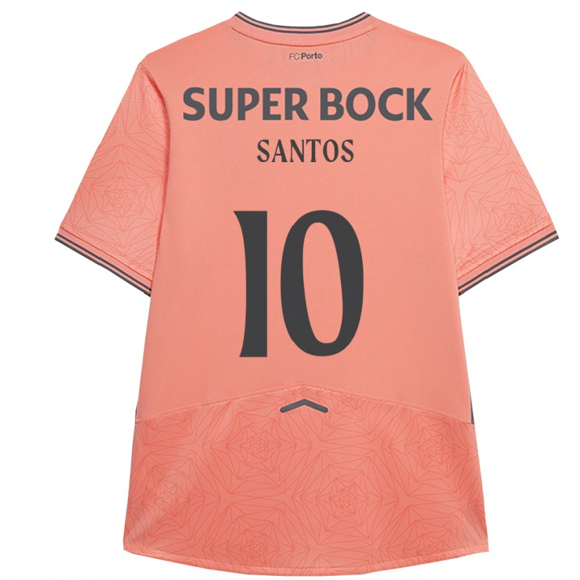 Danxen Barn Gonçalo Santos #10 Rosa Marinblå Bortatröja Matchtröjor 2025/26 Tröjor T-Tröja