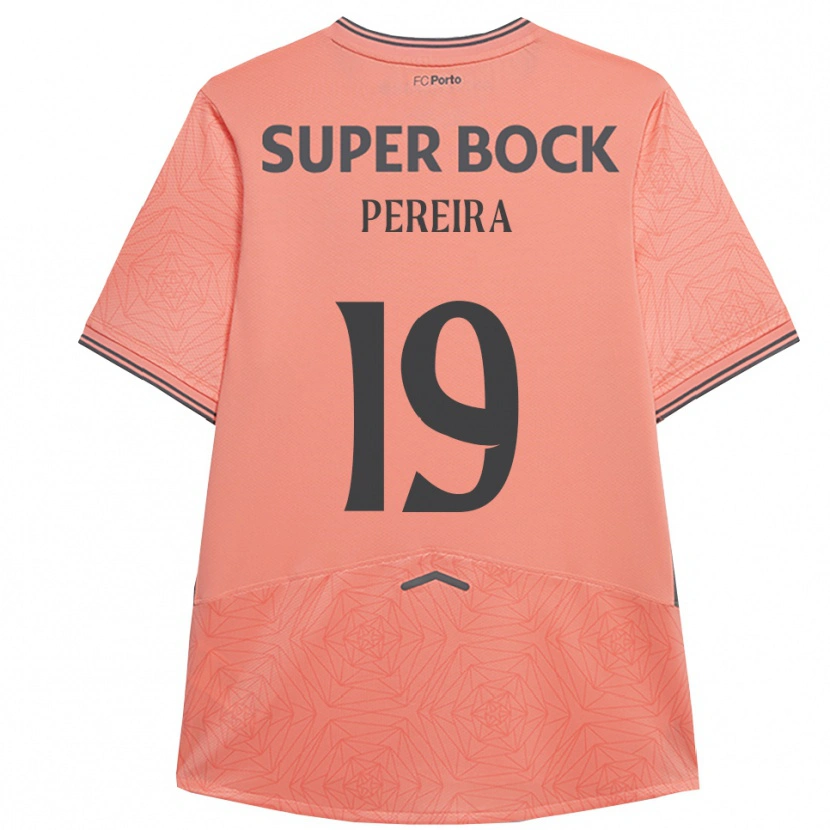 Danxen Barn João Pereira #19 Rosa Marinblå Bortatröja Matchtröjor 2025/26 Tröjor T-Tröja