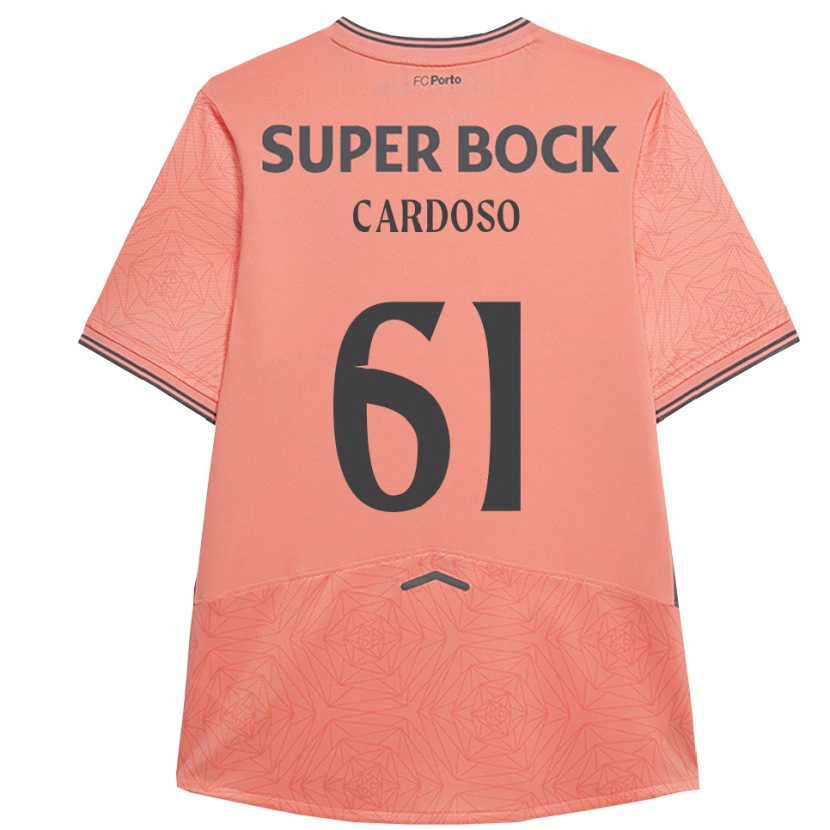 Danxen Barn Ivan Cardoso #61 Rosa Marinblå Bortatröja Matchtröjor 2025/26 Tröjor T-Tröja