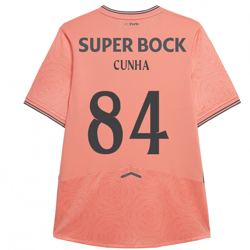 Danxen Barn Martim Cunha #84 Rosa Marinblå Bortatröja Matchtröjor 2025/26 Tröjor T-Tröja