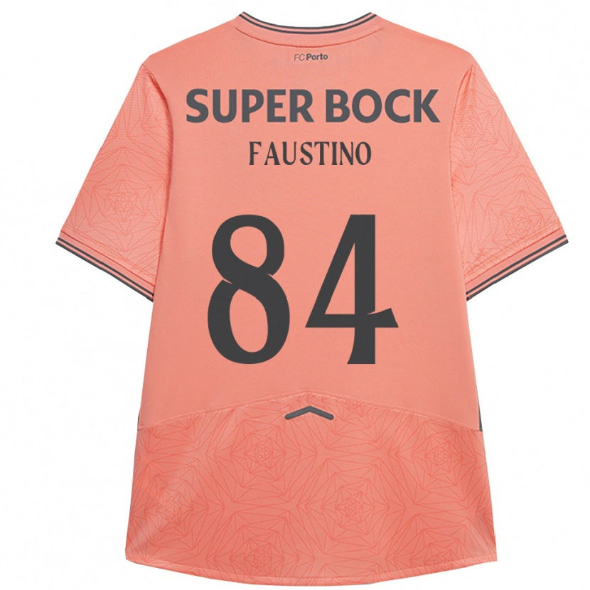 Danxen Barn Levi Faustino #84 Rosa Marinblå Bortatröja Matchtröjor 2025/26 Tröjor T-Tröja