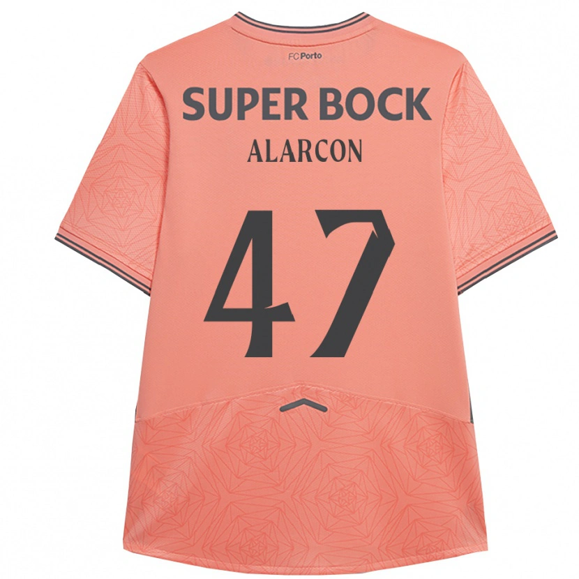 Danxen Barn Ángel Alarcón #47 Rosa Marinblå Bortatröja Matchtröjor 2025/26 Tröjor T-Tröja