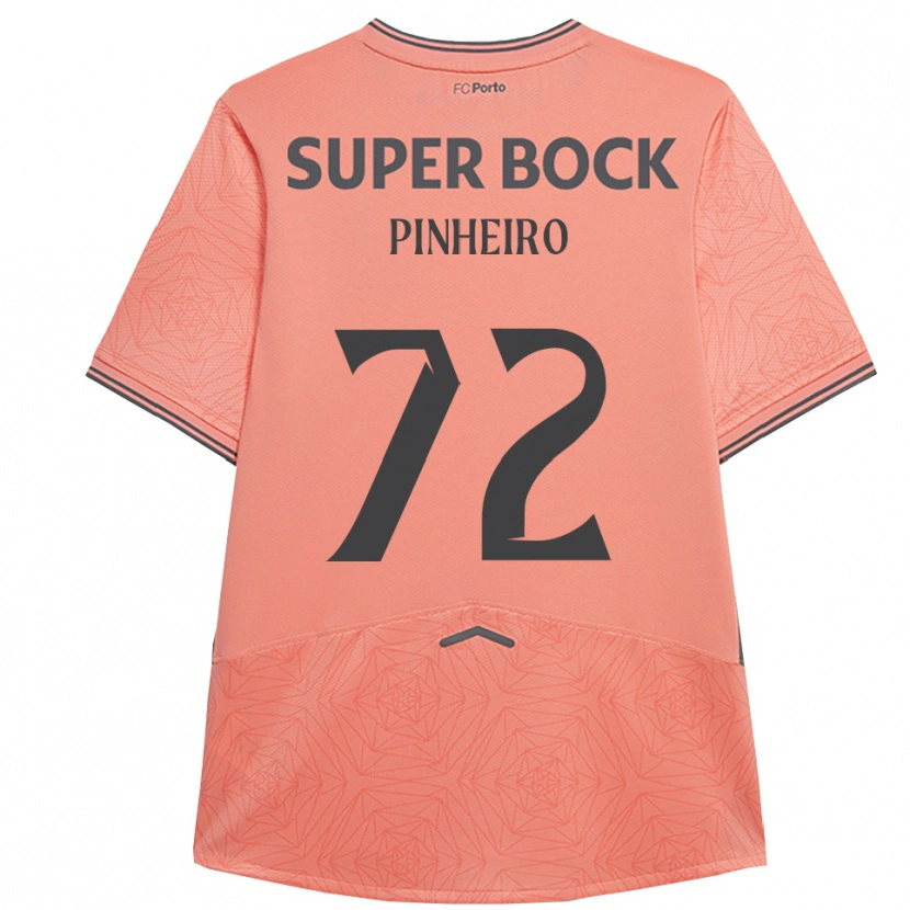 Danxen Barn Rodrigo Pinheiro #72 Rosa Marinblå Bortatröja Matchtröjor 2025/26 Tröjor T-Tröja