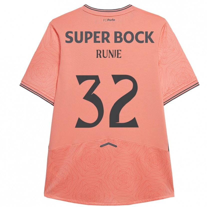 Danxen Barn Roko Runje #32 Rosa Marinblå Bortatröja Matchtröjor 2025/26 Tröjor T-Tröja
