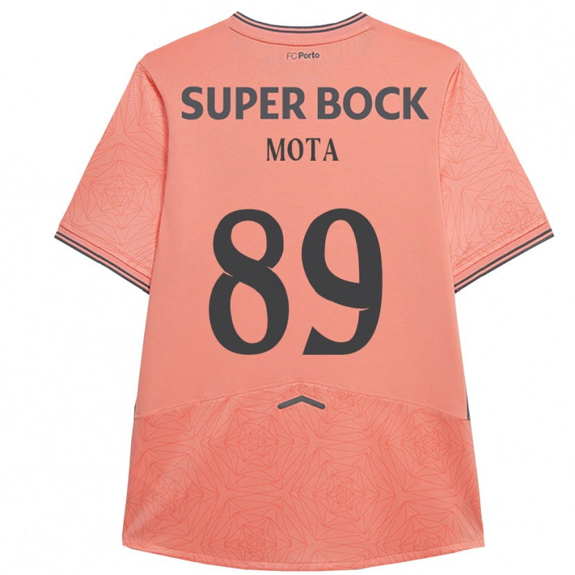 Danxen Barn Luís Mota #89 Rosa Marinblå Bortatröja Matchtröjor 2025/26 Tröjor T-Tröja