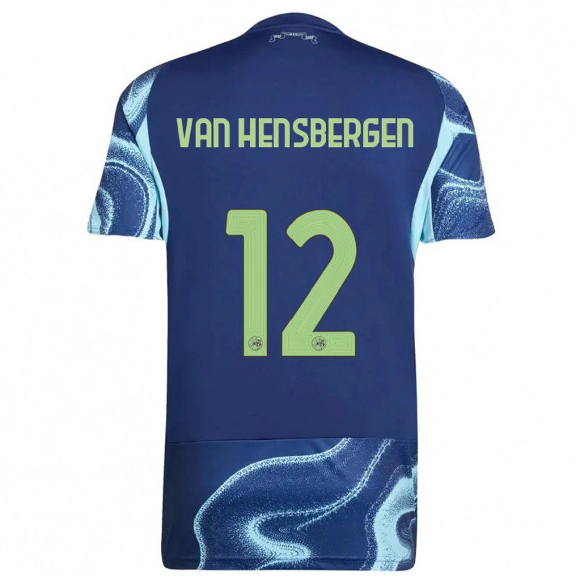 Danxen Barn Jade Van Hensbergen #12 Marinblå Himmelsblå Bortatröja Matchtröjor 2025/26 Tröjor T-Tröja