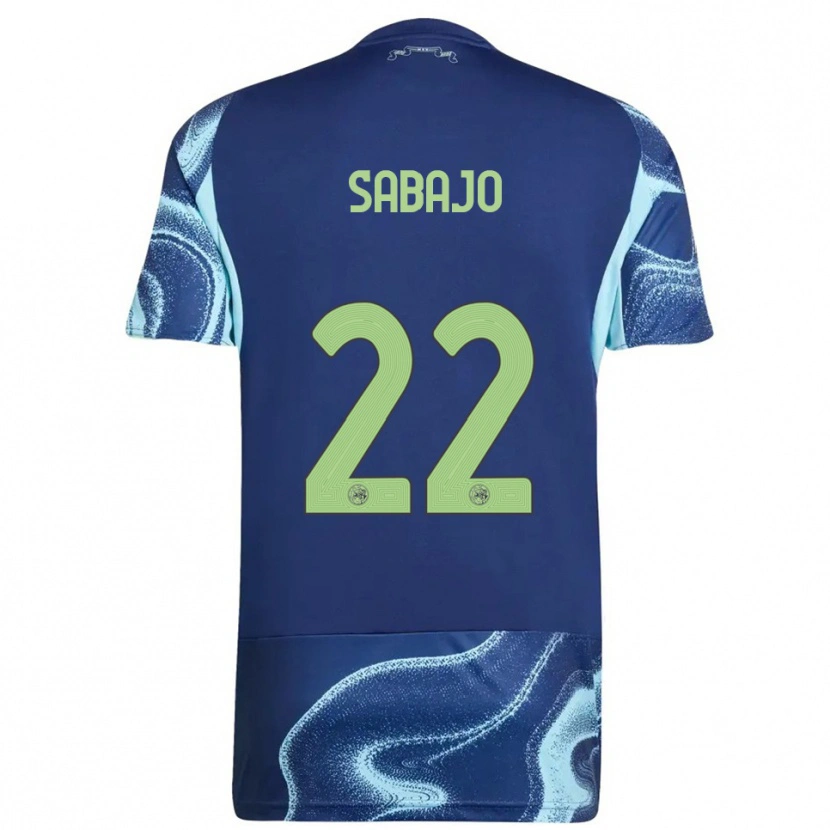 Danxen Barn Quinty Sabajo #22 Marinblå Himmelsblå Bortatröja Matchtröjor 2025/26 Tröjor T-Tröja