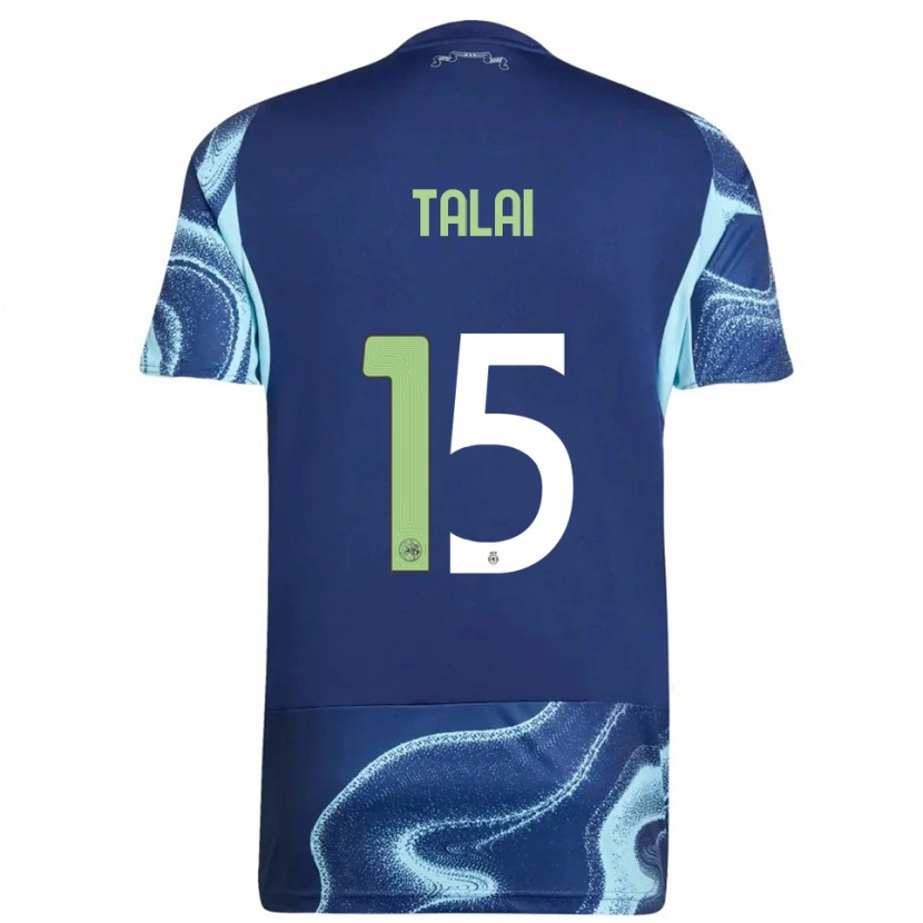 Danxen Barn Imran Talai #15 Marinblå Himmelsblå Bortatröja Matchtröjor 2025/26 Tröjor T-Tröja