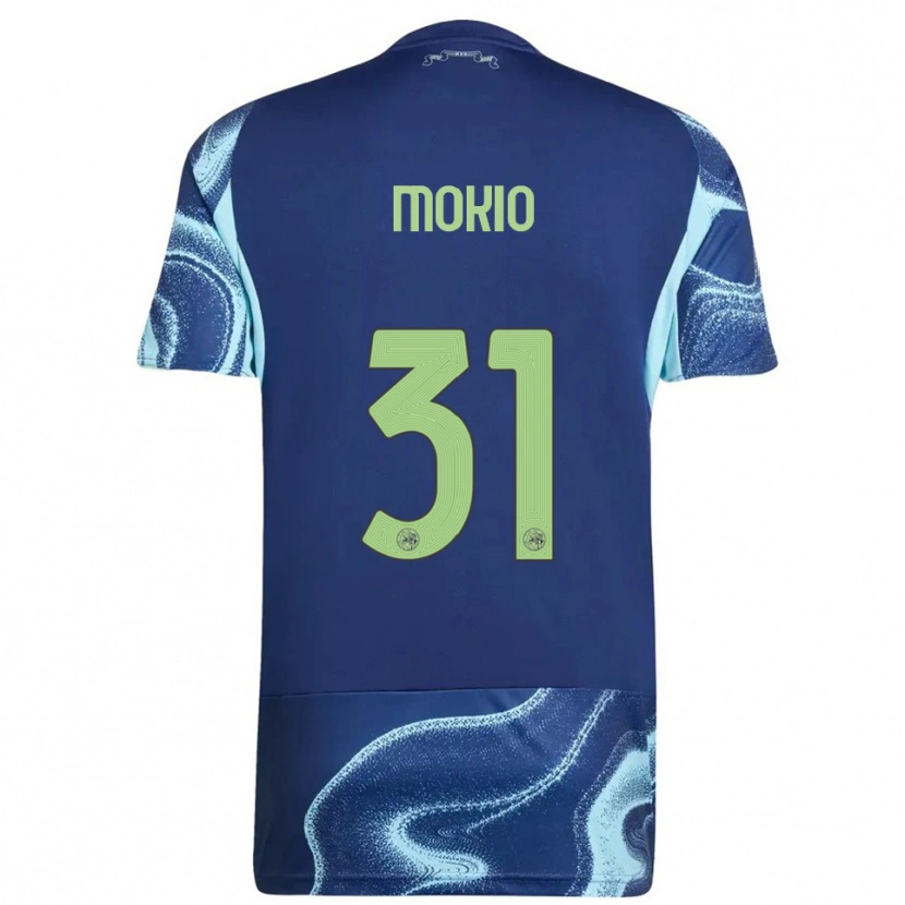 Danxen Barn Jorthy Mokio #31 Marinblå Himmelsblå Bortatröja Matchtröjor 2025/26 Tröjor T-Tröja
