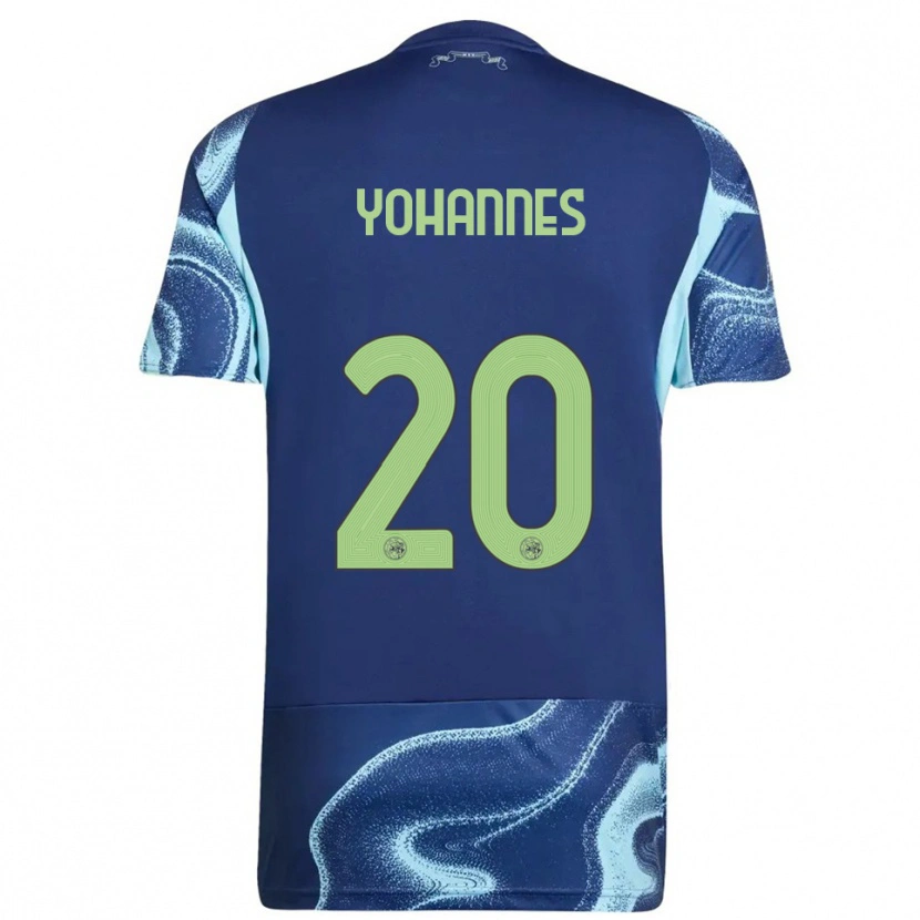 Danxen Barn Lily Yohannes #20 Marinblå Himmelsblå Bortatröja Matchtröjor 2025/26 Tröjor T-Tröja