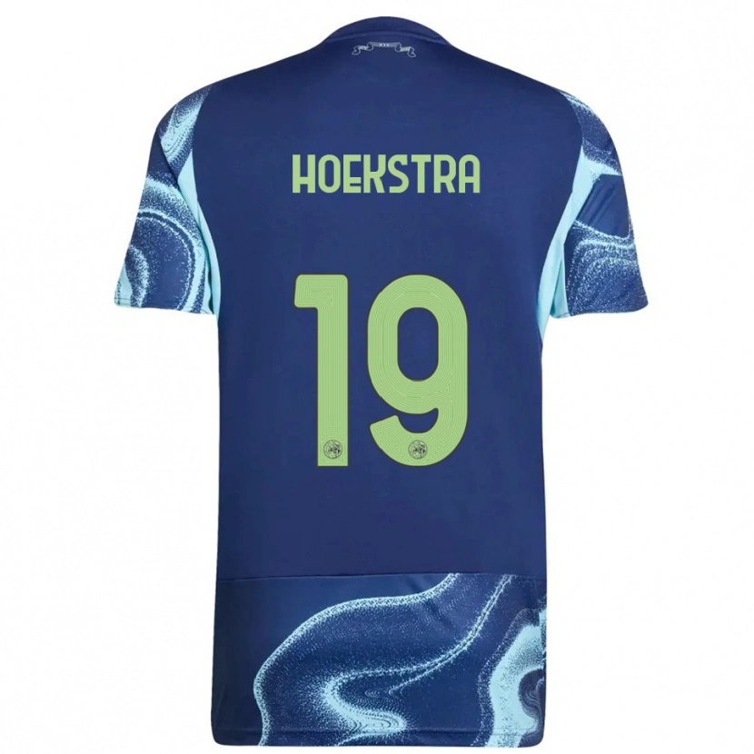 Danxen Barn Tiny Hoekstra #19 Marinblå Himmelsblå Bortatröja Matchtröjor 2025/26 Tröjor T-Tröja