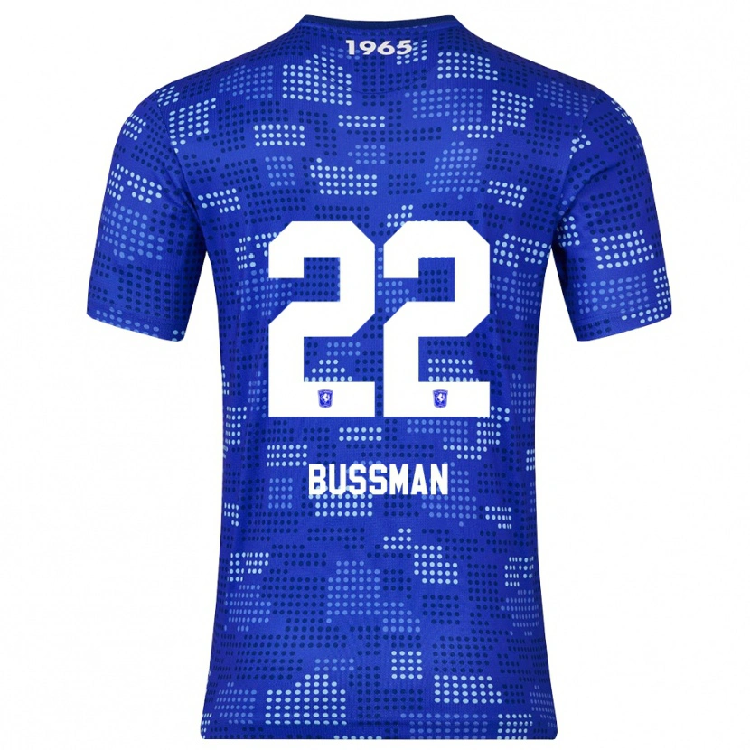 Danxen Barn Fiene Bussman #22 Blå Himmelsblå Bortatröja Matchtröjor 2025/26 Tröjor T-Tröja
