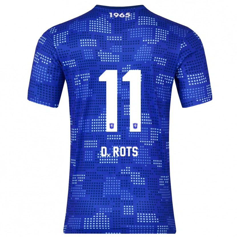 Danxen Barn Daan Rots #11 Blå Himmelsblå Bortatröja Matchtröjor 2025/26 Tröjor T-Tröja