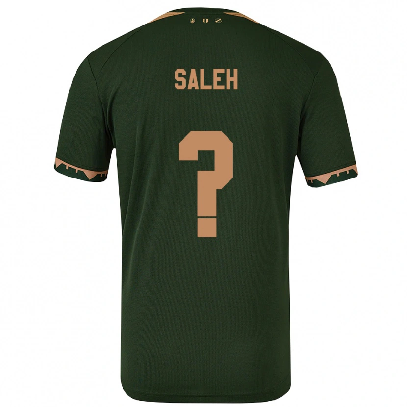 Danxen Barn Amir Saleh #0 Grön Guld Bortatröja Matchtröjor 2025/26 Tröjor T-Tröja