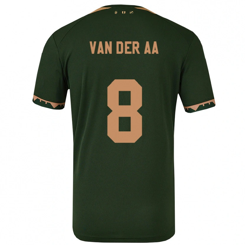 Danxen Barn Victor Van Der Aa #8 Grön Guld Bortatröja Matchtröjor 2025/26 Tröjor T-Tröja