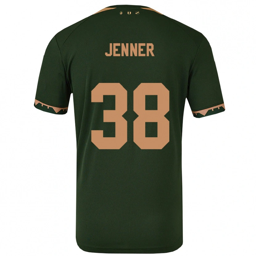 Danxen Barn Ivar Jenner #38 Grön Guld Bortatröja Matchtröjor 2025/26 Tröjor T-Tröja