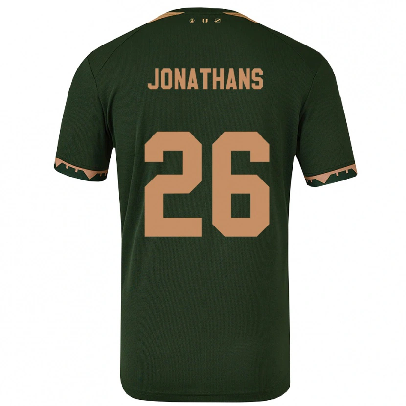 Danxen Barn Miliano Jonathans #26 Grön Guld Bortatröja Matchtröjor 2025/26 Tröjor T-Tröja