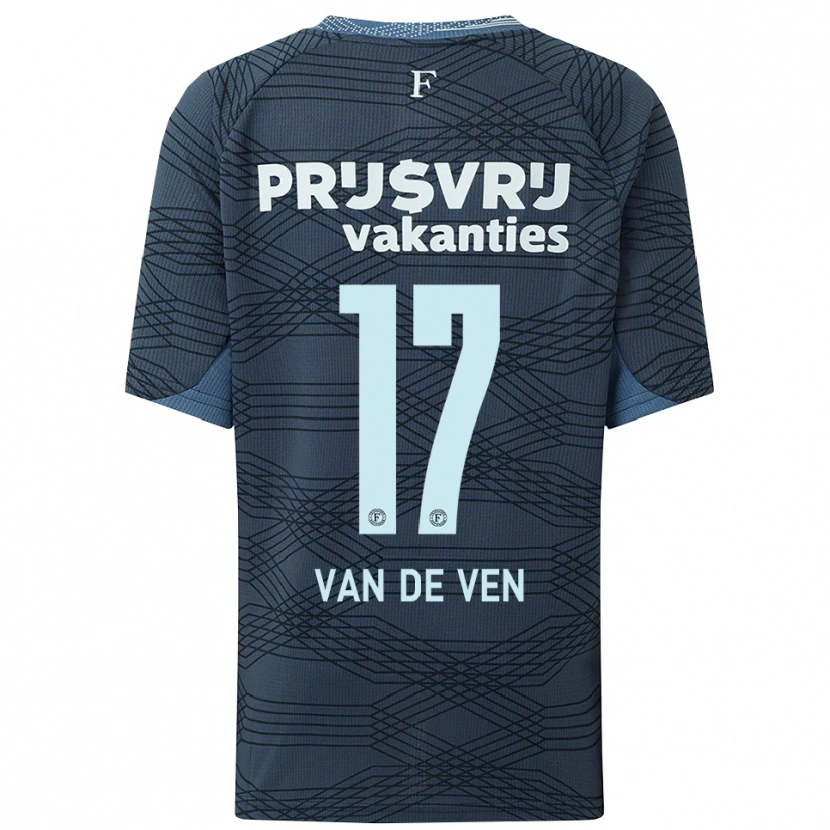 Danxen Barn Zoi Van De Ven #17 Svart Grå Bortatröja Matchtröjor 2025/26 Tröjor T-Tröja