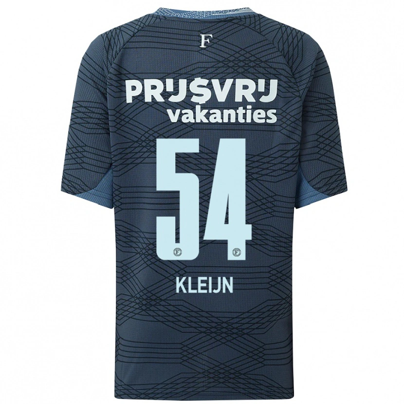 Danxen Barn Mike Kleijn #54 Svart Grå Bortatröja Matchtröjor 2025/26 Tröjor T-Tröja