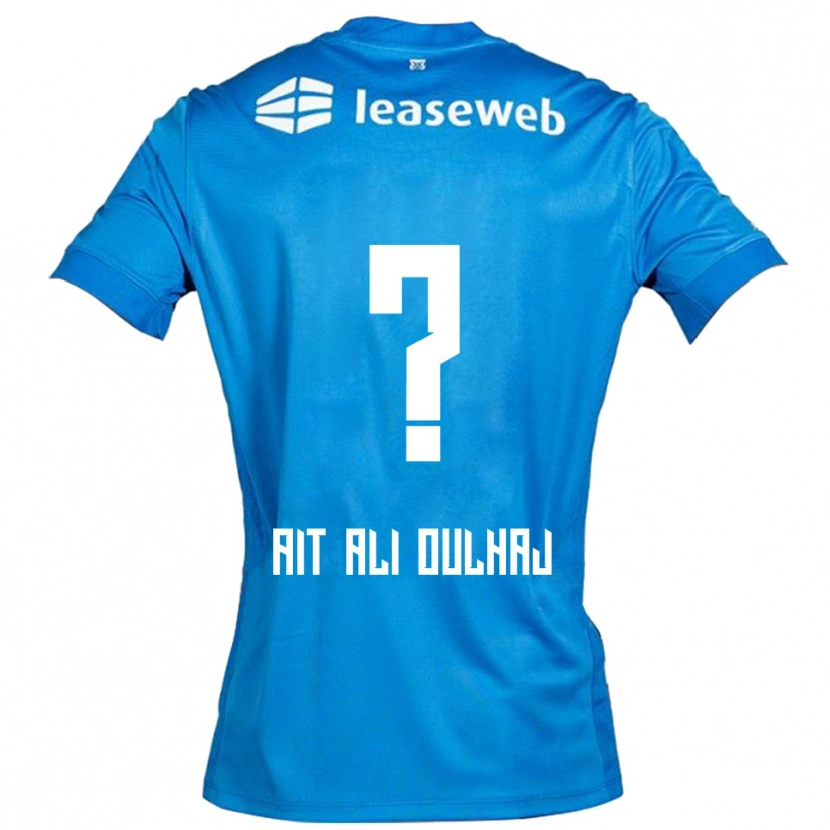 Danxen Barn Adam Ait Ali Oulhaj #0 Blå Vit Bortatröja Matchtröjor 2025/26 Tröjor T-Tröja
