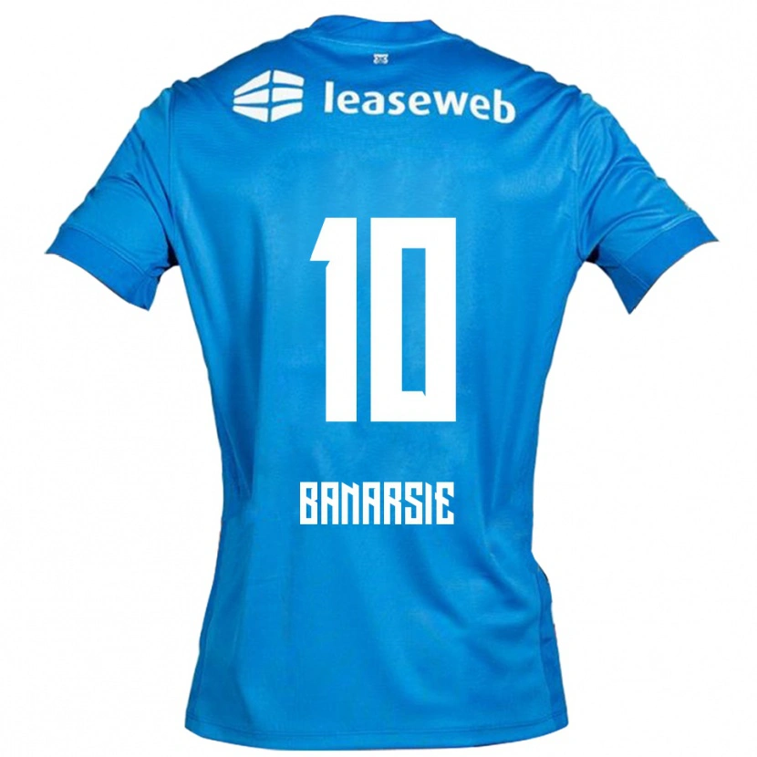 Danxen Barn Amy Banarsie #10 Blå Vit Bortatröja Matchtröjor 2025/26 Tröjor T-Tröja