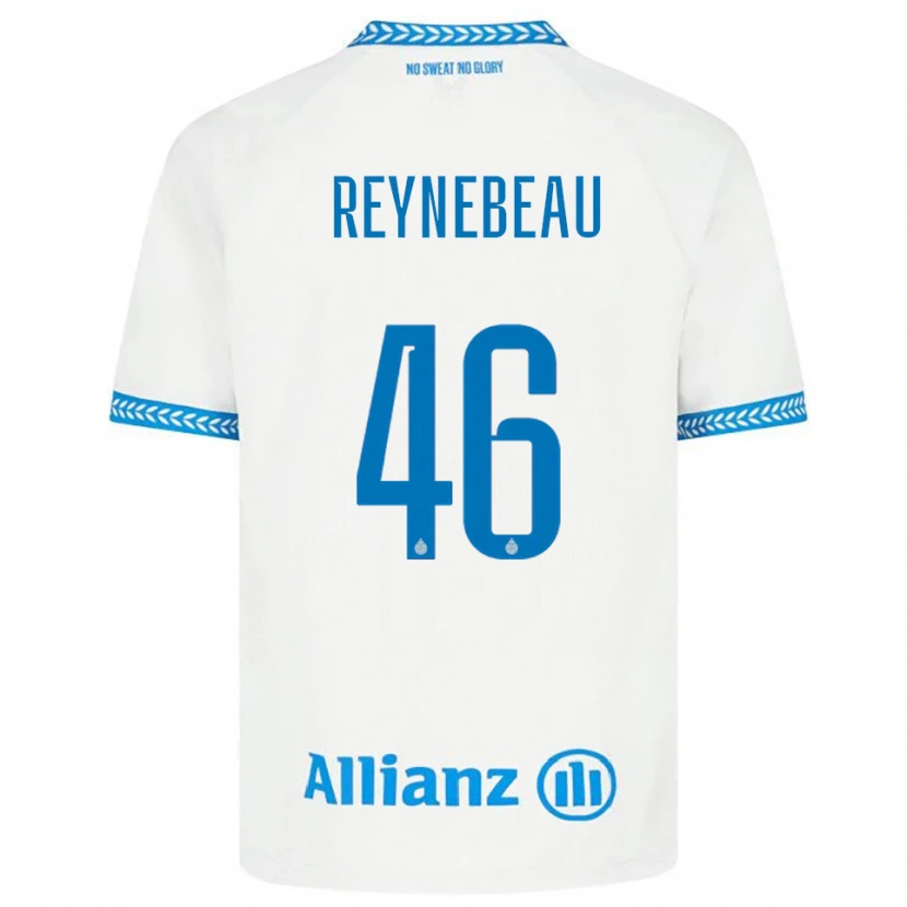 Danxen Barn Clementine Reynebeau #46 Blå Vit Bortatröja Matchtröjor 2025/26 Tröjor T-Tröja
