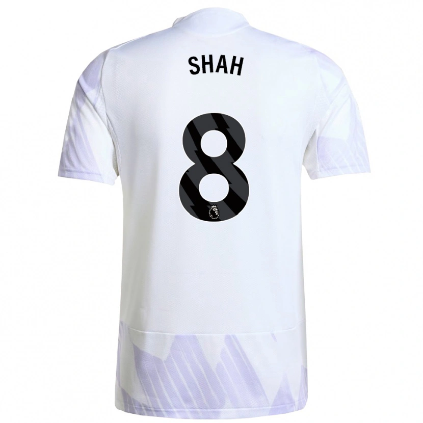 Danxen Barn Jariyah Shah #8 Vit Lila Lila Bortatröja Matchtröjor 2025/26 Tröjor T-Tröja