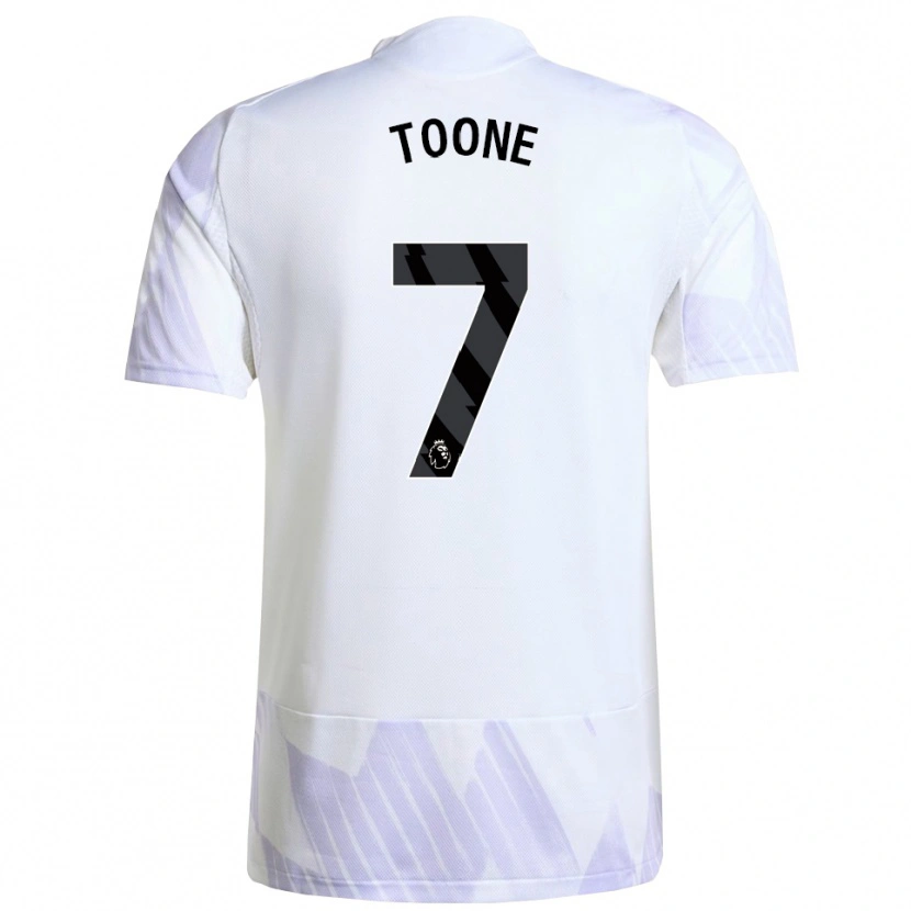 Danxen Barn Ella Toone #7 Vit Lila Lila Bortatröja Matchtröjor 2025/26 Tröjor T-Tröja
