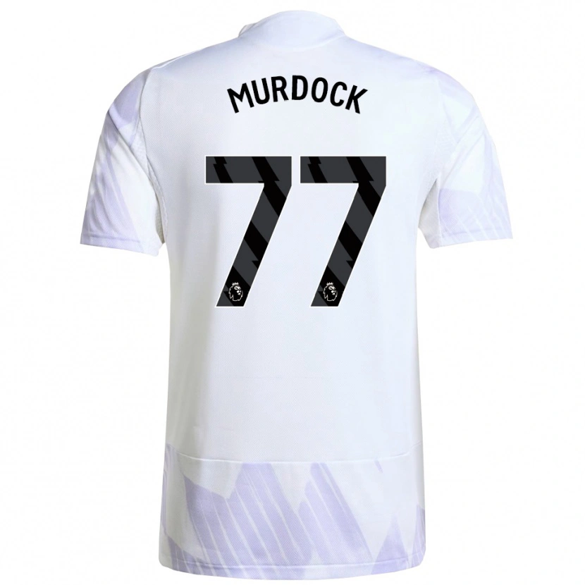 Danxen Barn Will Murdock #77 Vit Lila Lila Bortatröja Matchtröjor 2025/26 Tröjor T-Tröja
