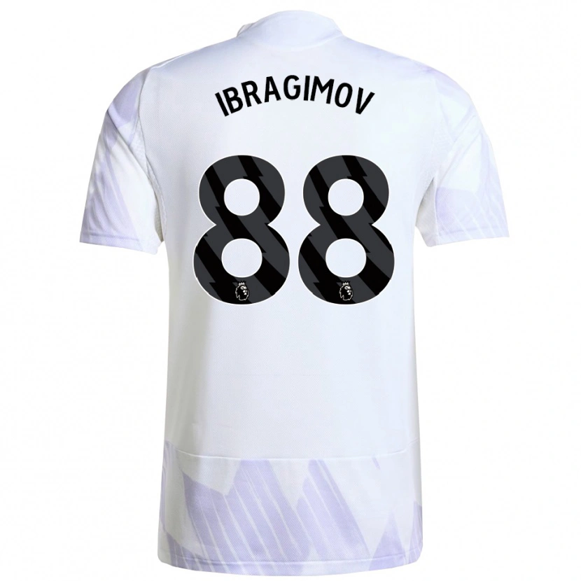 Danxen Barn Amir Ibragimov #88 Vit Lila Lila Bortatröja Matchtröjor 2025/26 Tröjor T-Tröja