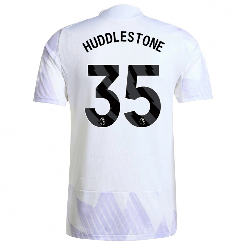 Danxen Barn Tom Huddlestone #35 Vit Lila Lila Bortatröja Matchtröjor 2025/26 Tröjor T-Tröja