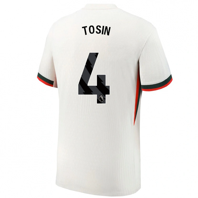 Danxen Barn Tosin Adarabioyo #4 Vit Grön Bortatröja Matchtröjor 2025/26 Tröjor T-Tröja