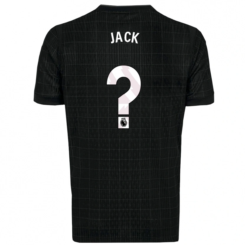 Danxen Barn Mikel Jack #0 Svart Grå Bortatröja Matchtröjor 2025/26 Tröjor T-Tröja