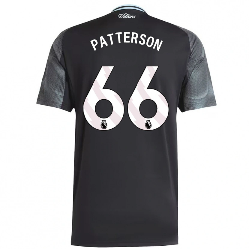 Danxen Barn Travis Patterson #66 Svart Himmelsblå Bortatröja Matchtröjor 2025/26 Tröjor T-Tröja