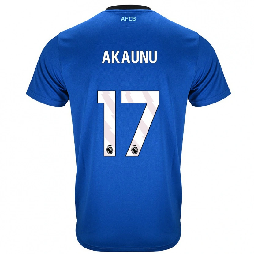 Danxen Barn Kobaro Akaunu #17 Blå Svart Bortatröja Matchtröjor 2025/26 Tröjor T-Tröja