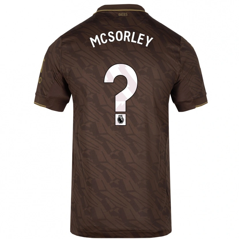 Danxen Barn Michael Mcsorley #0 Brun Guld Bortatröja Matchtröjor 2025/26 Tröjor T-Tröja