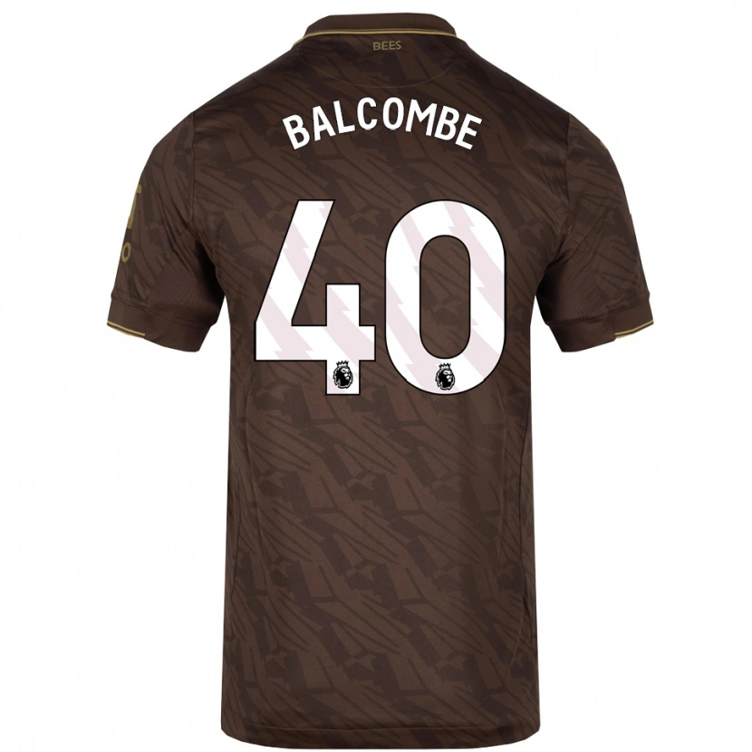 Danxen Barn Ellery Balcombe #40 Brun Guld Bortatröja Matchtröjor 2025/26 Tröjor T-Tröja