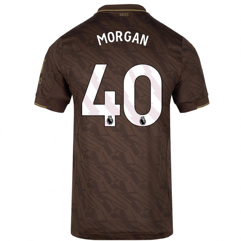 Danxen Barn Iwan Morgan #40 Brun Guld Bortatröja Matchtröjor 2025/26 Tröjor T-Tröja