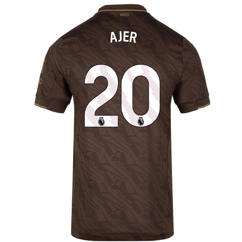 Danxen Barn Kristoffer Ajer #20 Brun Guld Bortatröja Matchtröjor 2025/26 Tröjor T-Tröja