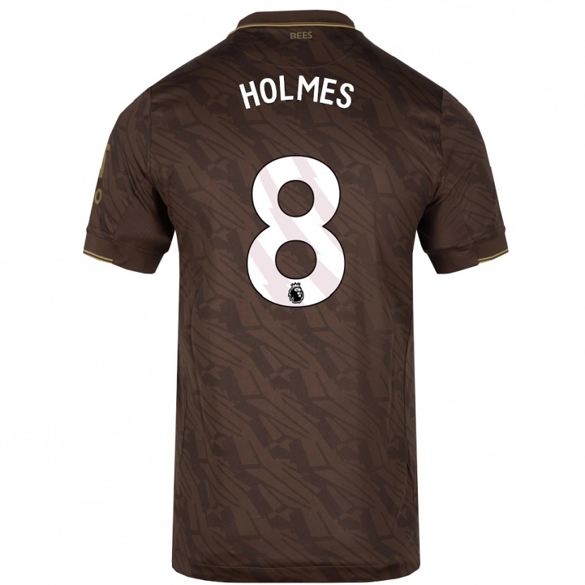 Danxen Barn Mollie Holmes #8 Brun Guld Bortatröja Matchtröjor 2025/26 Tröjor T-Tröja