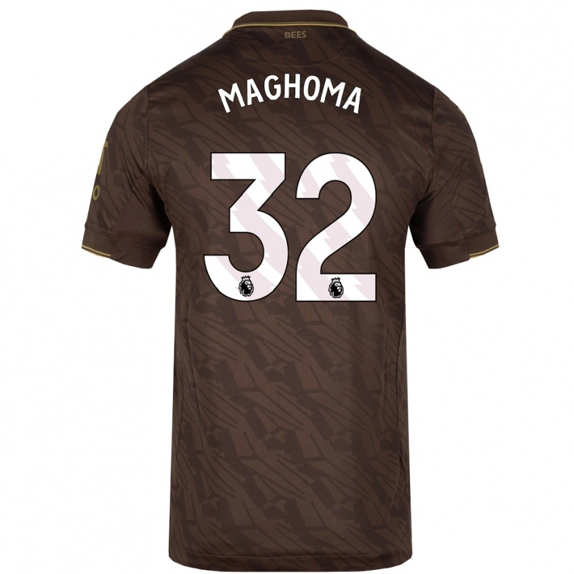 Danxen Barn Paris Maghoma #32 Brun Guld Bortatröja Matchtröjor 2025/26 Tröjor T-Tröja