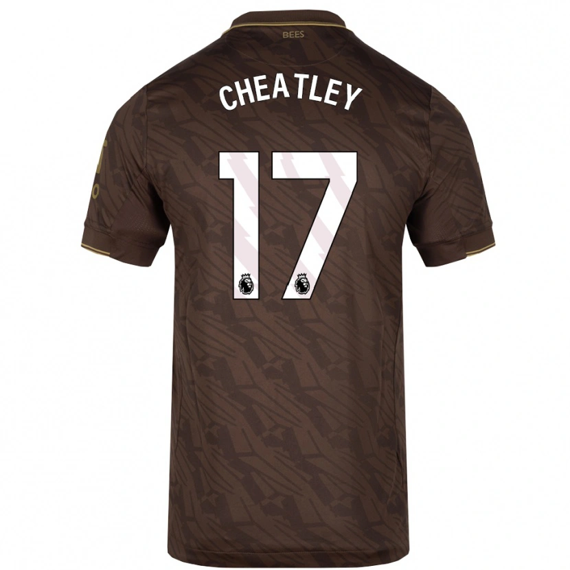 Danxen Barn Ashley Cheatley #17 Brun Guld Bortatröja Matchtröjor 2025/26 Tröjor T-Tröja