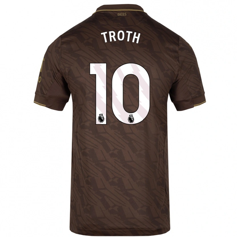 Danxen Barn Sophie Troth #10 Brun Guld Bortatröja Matchtröjor 2025/26 Tröjor T-Tröja